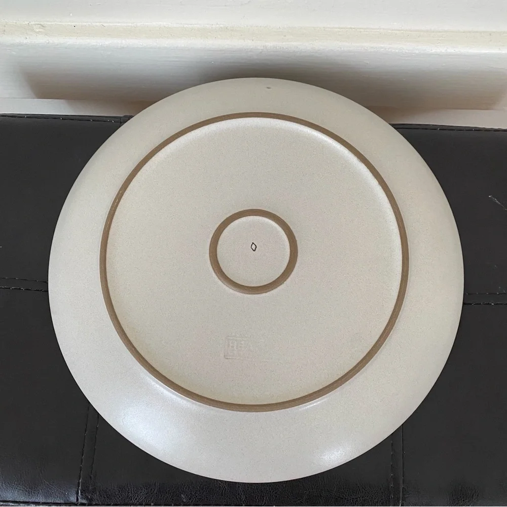 $58 New Heath Ceramics Sand Color Coupe Dinner Plate 11'' Diameter 0720-7